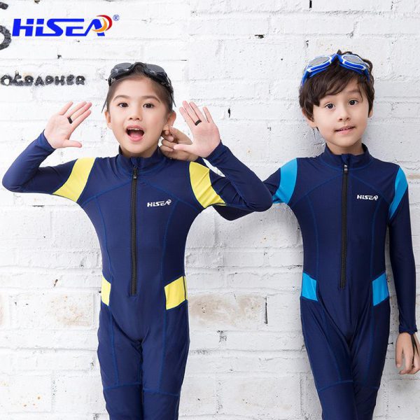 Kid Children Lycra Wetsuit Rashguard Surf Clothing Sunscreen Swimsuit Warm - Image 6