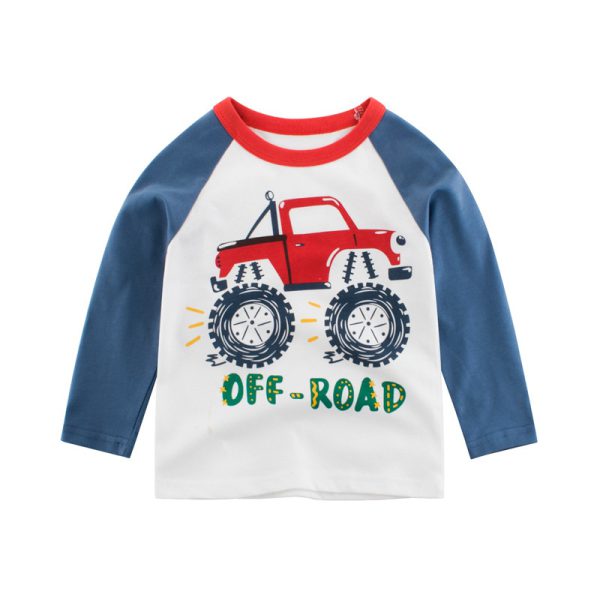 Kids Shirts T-Shirt for Children's Children Girls Boys a Boy Shirt Child Kid's Dinosaur Kid Cotton Cartoon Tops Clothing Clothes - Image 2