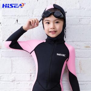 Kid Children Lycra Wetsuit Rashguard Surf Clothing Sunscreen Swimsuit Warm